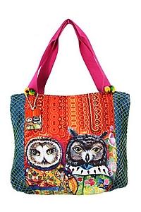 Сумка хлопок с декор. отделкой №146