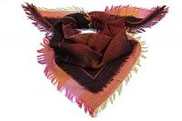 Палантин  шерсть "косынка с бахромой" №39