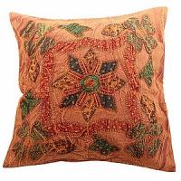 Наволочка с апликацией  "Цветы" №89