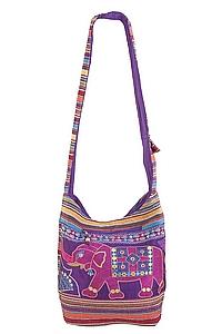 Сумка кросс-боди вышивка "Слон" №120