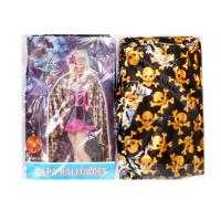  Плащ черный - черепа 