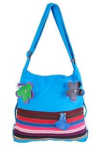 Сумка хлопок на лямке " молнии"  №166