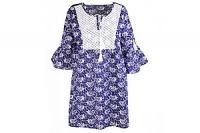 Туника (хлопок) с кружевом №159