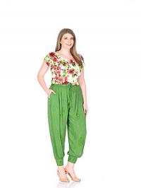 Брюки  (вискоза) с вышивкой №84