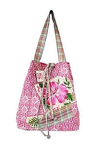 Сумка хлопок с декор. отделкой №191