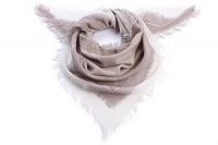 Палантин  шерсть "косынка с бахромой" №64