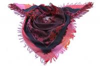 Палантин  шерсть "косынка с бахромой" №6