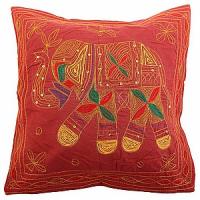 Наволочка с вышивкой "Слон" №5