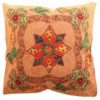 Наволочка с апликацией  "Цветы" №21