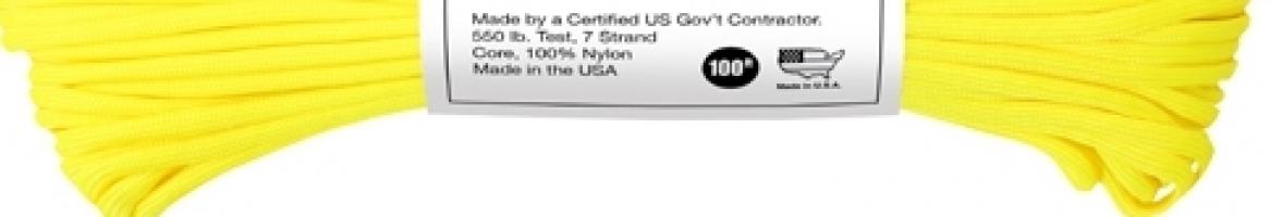 Ярко-желтый трос 