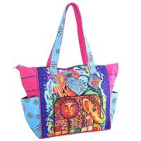 Сумка хлопок с декор. отделкой №60