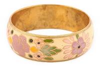 Украшение  Браслет латунь ручная роспись  №129