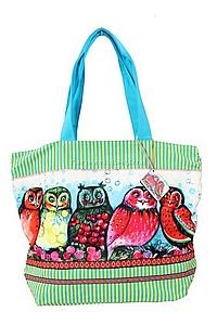 Сумка хлопок с декор. отделкой №19