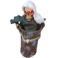  Скелет в ступе(кричит и светится) 