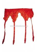 Пояс для чулок красный