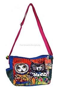 Сумка хлопок с декор. отделкой №36