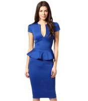 Черное клубное платье с пайетками