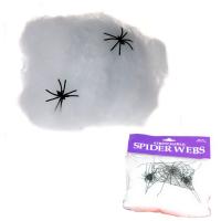  Паутина белая с 2 пауками 