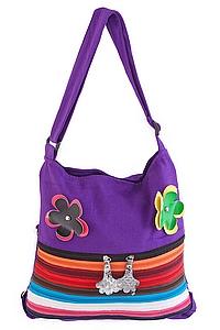 Сумка хлопок на лямке " молнии"  №97