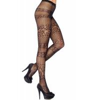 Колготки с винтажным принтом