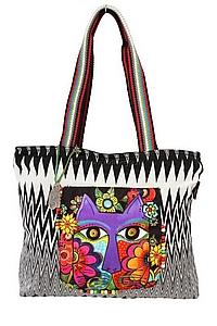 Сумка хлопок с декоративой отделкой №55