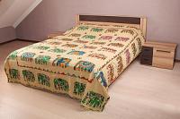 Покрывало с аппликацией ручной работы №137