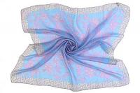 Платок (шелк нат)в ассортименте (100*100) №86