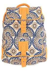 Рюкзак хлопок "1 карман"с декор.отделкой АВ8347/55