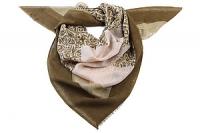 Платок (шерсть 92% шелк 8%)  принт  №51