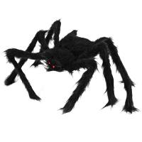  Паук мохнатый большой чёрный 