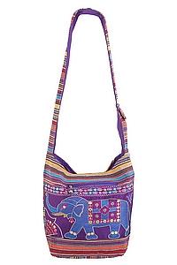 Сумка кросс-боди вышивка "Слон" №90