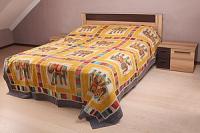 Покрывало с аппликацией ручной работы№38